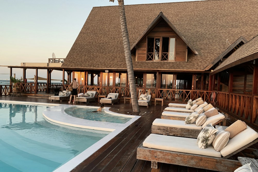 A peaceful tropical retreat