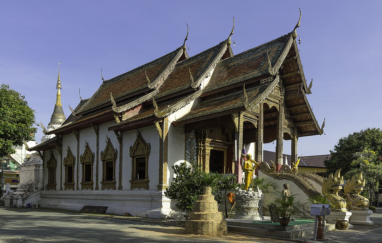 Exterior of Wat Tung Yu in Chiang Mai