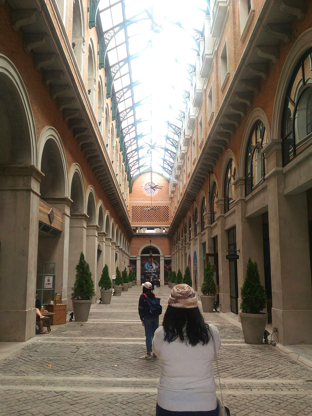 Interior arcade at One Nimman shopping centre in Chiang Mai
