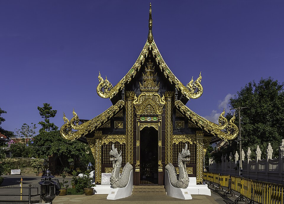Exterior of Wat Inthakhin Sadue Mueang in Chiang Mai