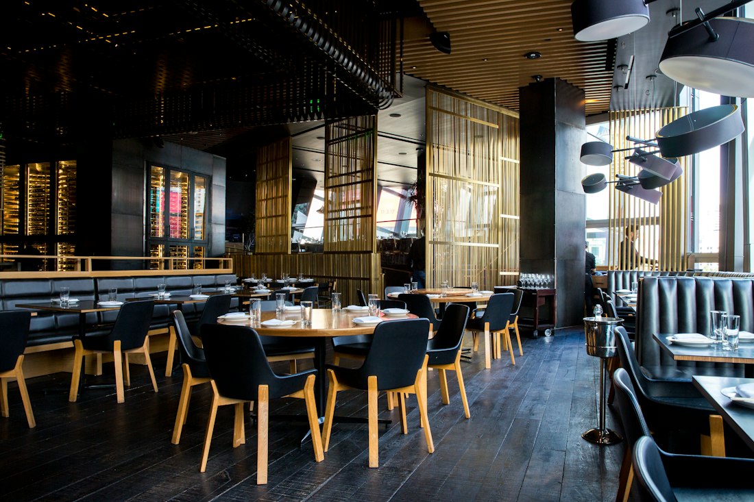 Illustrative restaurant interior